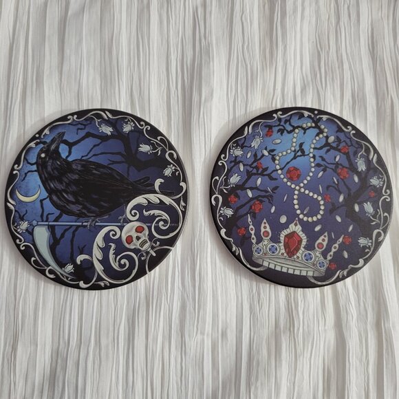 Fairyloot Coasters Set Inspired by Little Thieves Hexed Hearts April 2025 - Picture 3 of 7